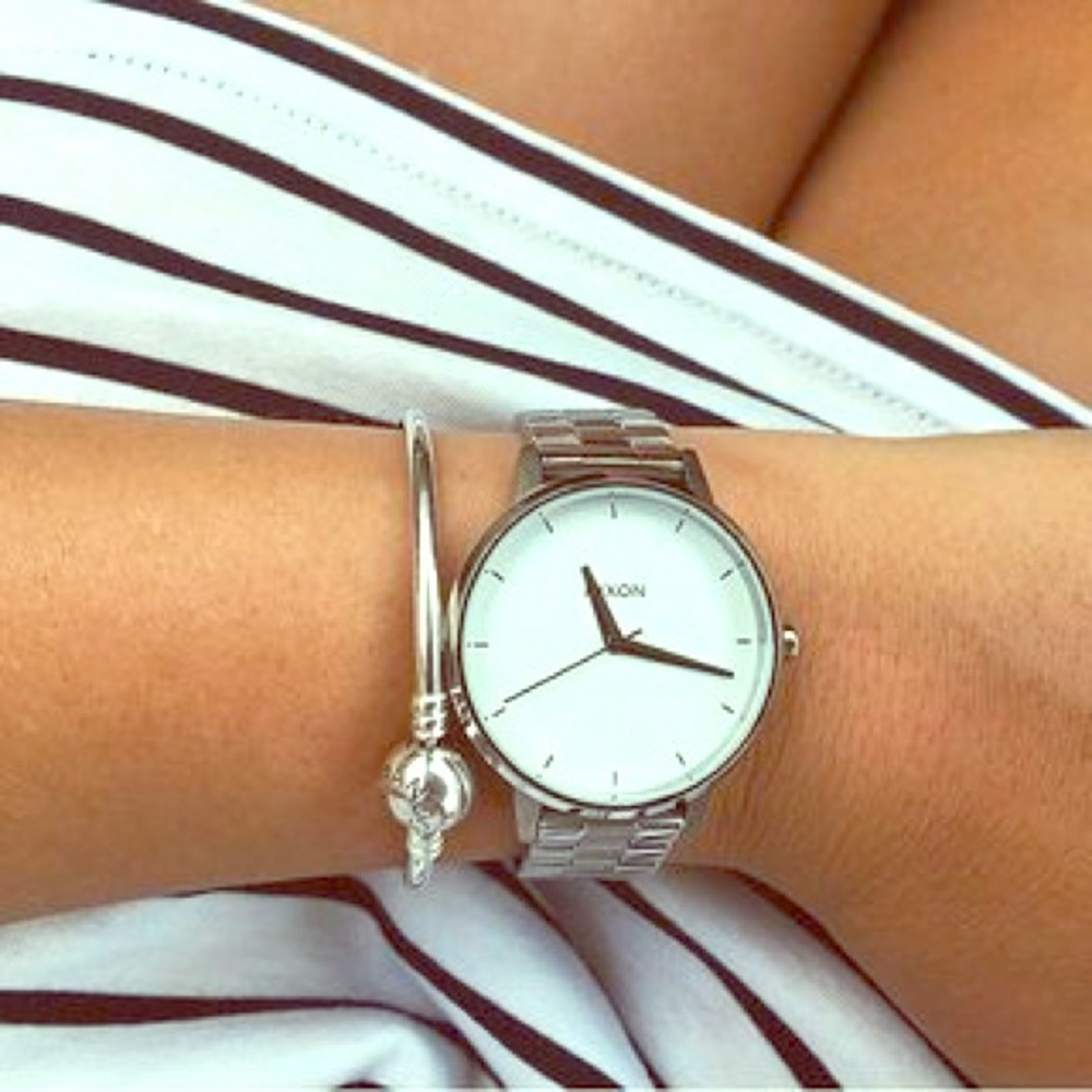 Nixon Women’s Kensington Watch in Silver 37mm